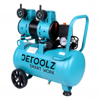 Compresor de aer fara ulei, 1500W, 30L, Detoolz DZ-C266 